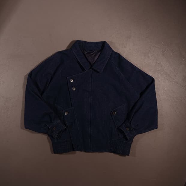 일본빈티지 데님 봄버자켓