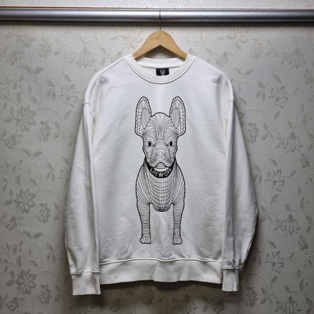 [m/95~100] 라이프워크 빅독 기모 맨투맨