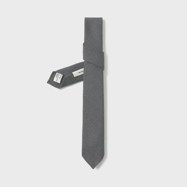 포터리 울 슬림타이 미드 그레이