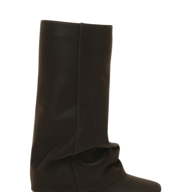 쓰리투에이티 링클 레더부츠 다크브라운 240