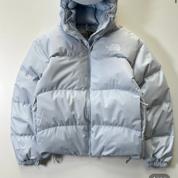 노스페이스 화이트라벨 후드 패딩
