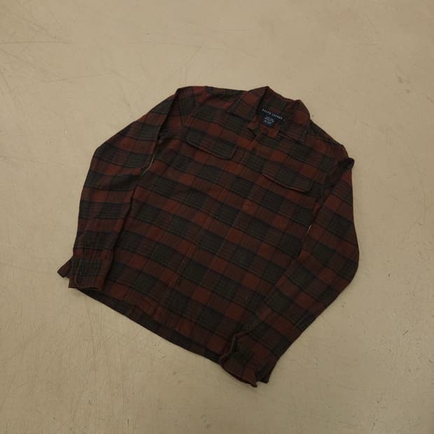 폴로 랄프로렌 체크 투포켓 셔츠