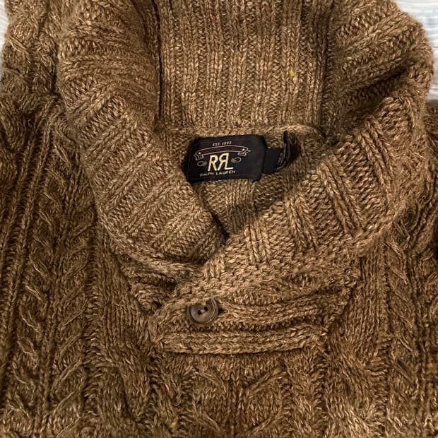 rrl 숄카라 니트