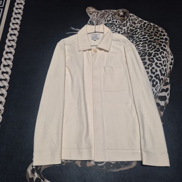 코스 COS 릴렉스드 미니멀 워크 자켓 M 크림