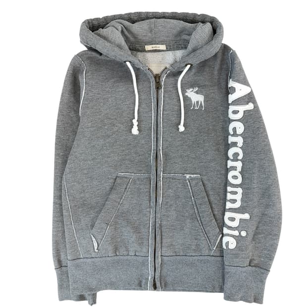 아베크롬비 그레이 후드집업 (man s)