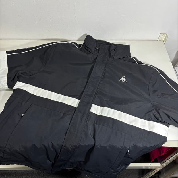 2XL 르꼬끄 스포르티프 블랙 리버시블 바막자켓