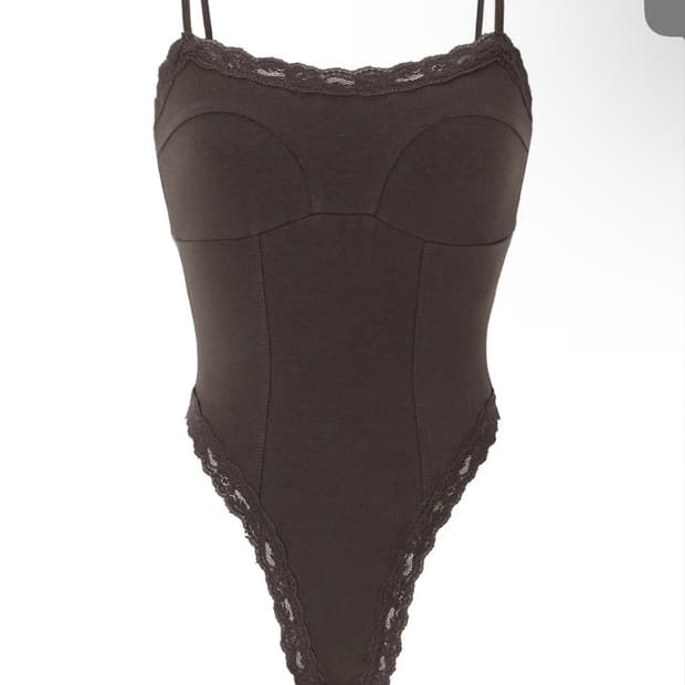 쓰리타임즈 바디수트 브라운 M