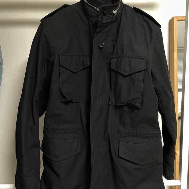 알파인더스트리 m65 필드자켓 블랙
