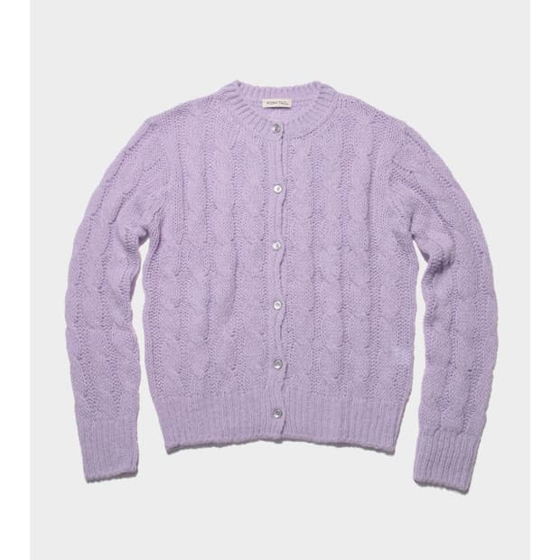 (마지막 가격인하)포니테일 그랜마 청키 니트 가디건