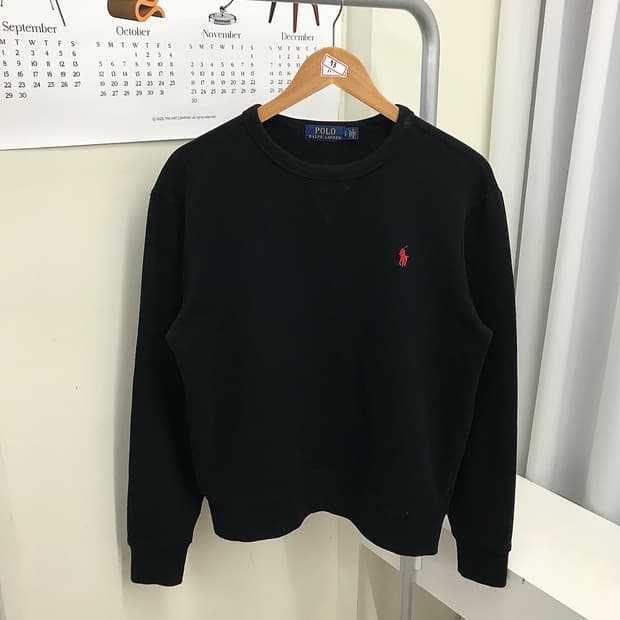 폴로 포니 기모 맨투맨