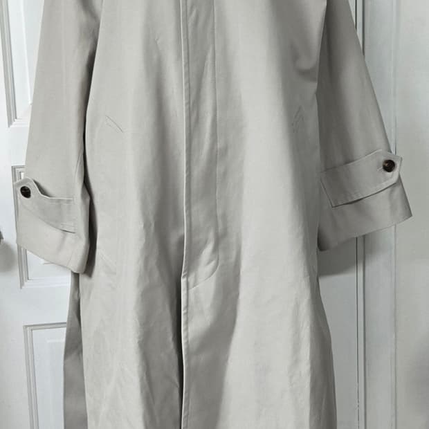 아베끄 디자인 트렌치코트