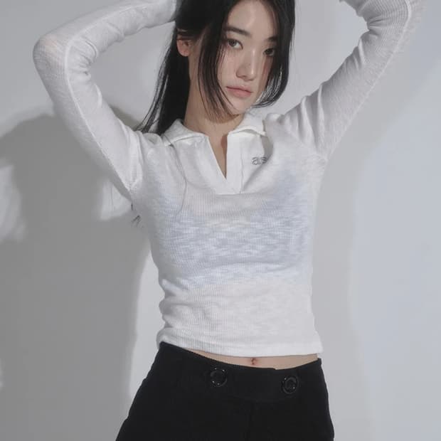 애즈온 카라 롱슬리브