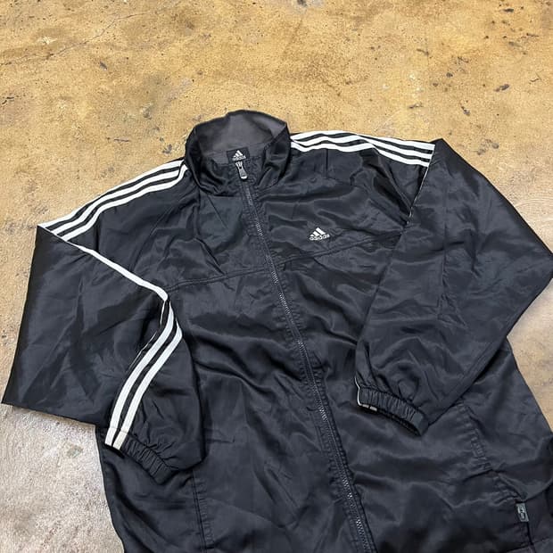 [정품] 아디다스 윈드브레이커 바람막이 블랙 b16