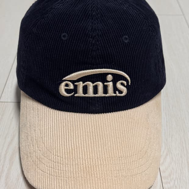 Emis 이미스 코듀로이 볼캡 네이비