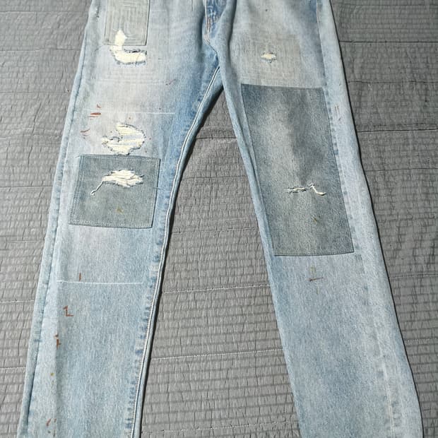 리바이스 512 140주년 한정판 34/32  새상품 청바지 데님 빈티지
