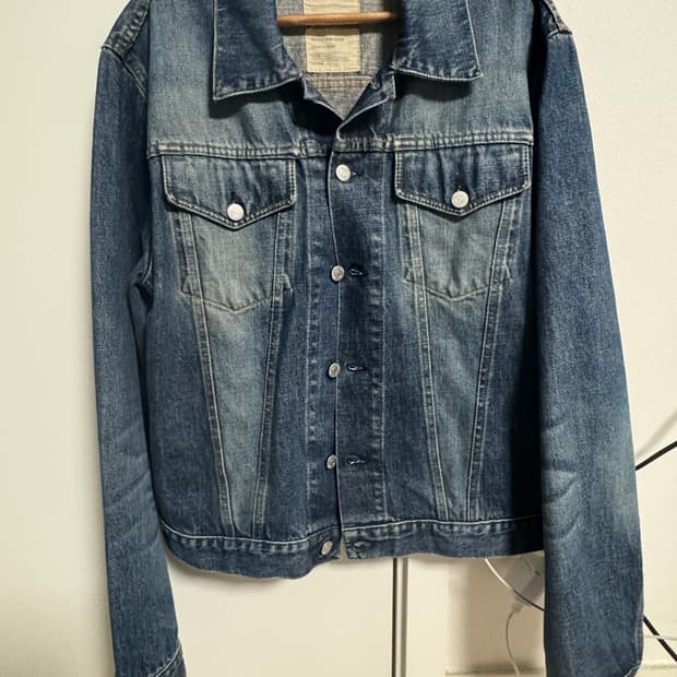 헬무트랭 00s 데님 트러커 자켓 