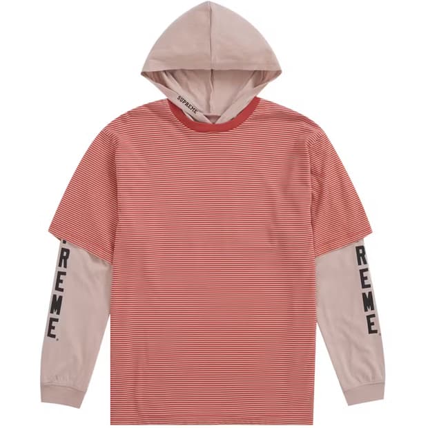 뉴진스 해린 착용) 슈프림 레이어드 후드 24SS supreme