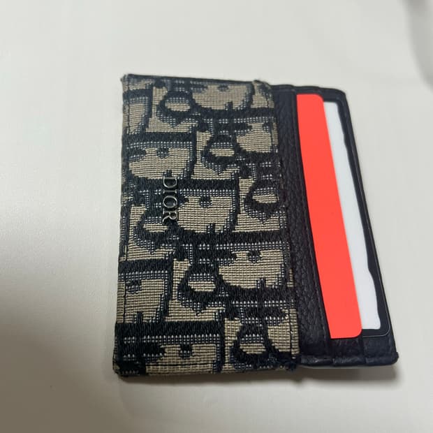 디올 오블리크 카드지갑