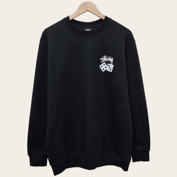 스투시 다이스 기모 맨투맨 105