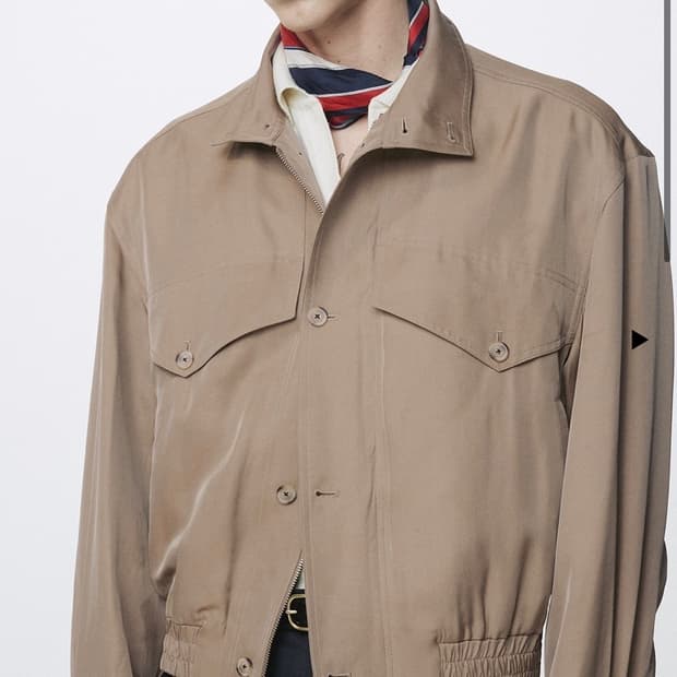 토니웩 26ss 오버사이즈 블루종 샌드베이지 