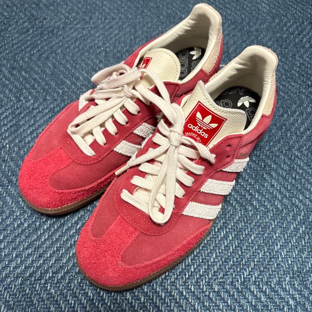 아디다스 삼바 OG 탈 버건디 (주우재 신발/270)