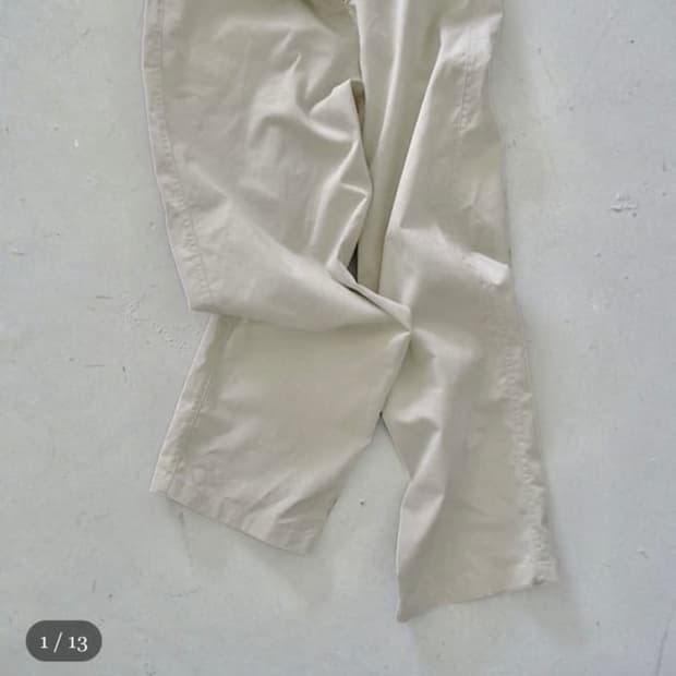 애옹쓰 84 워크팬츠 화이트 3사이즈