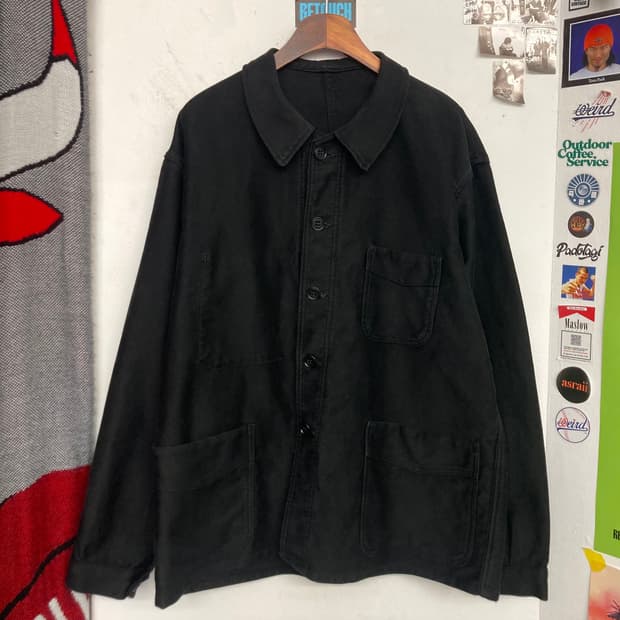 70’s 아돌프 라퐁 몰스킨 프렌치 워크자켓