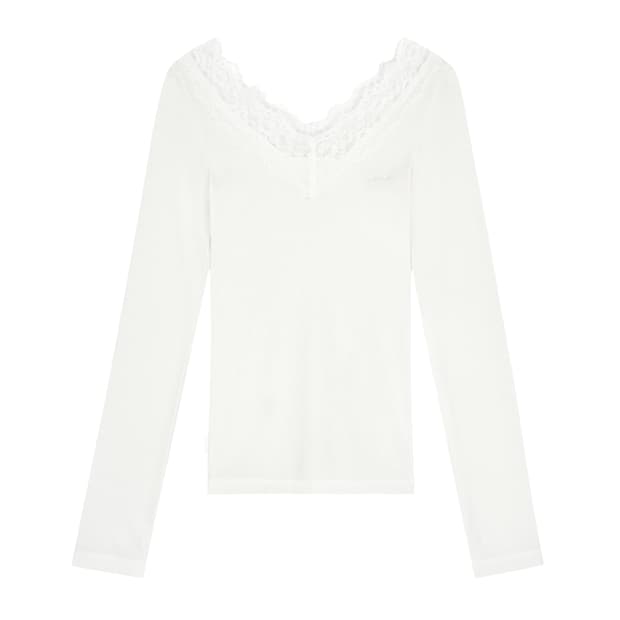 새상품) kleesier 클리시어 크림도넛 롱슬리브 화이트 색상