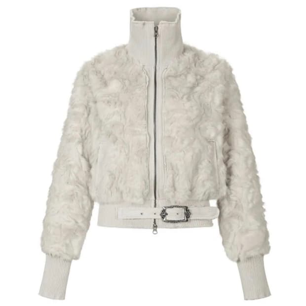 길라아카이브 퍼 집업 자켓