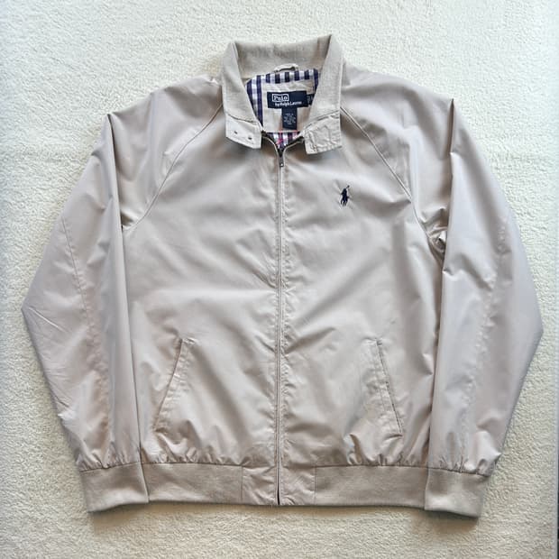 폴로 블루종 자켓