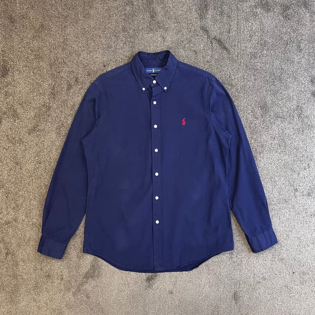 랄프로렌 클래식핏 네이비 셔츠