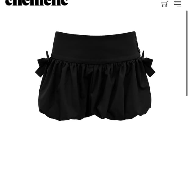 체메씨 보우 벌룬 쇼츠
