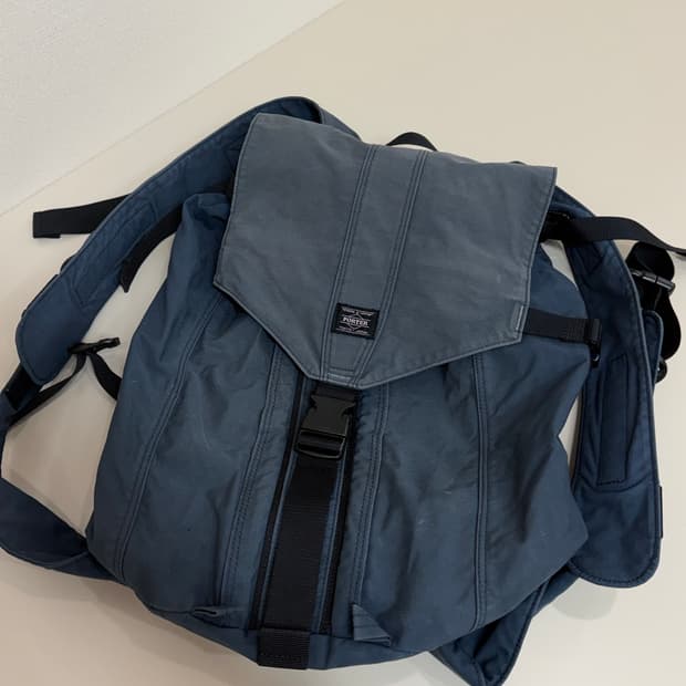포터 빈티지 백팩 네이비