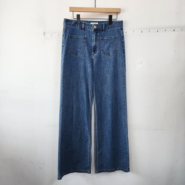 쉬즈미스 와이드 데님 팬츠