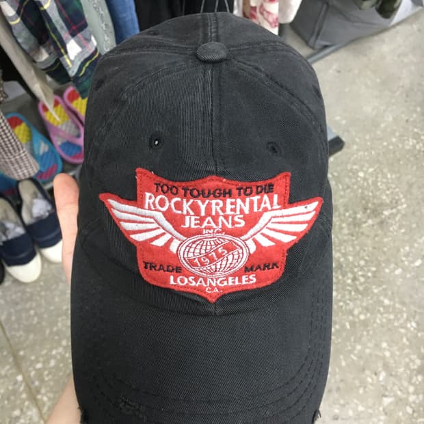 J cap & co y2k 빈티지 데미지 캡 모자