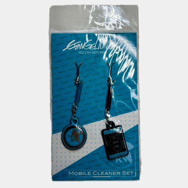 에반게리온 휴대용 클리너 키링 스트랩 세트