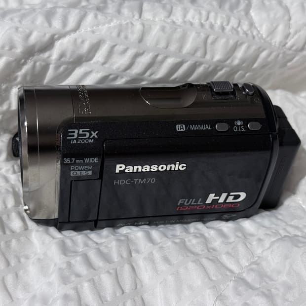 작례O) 빈티지 캠코더 파나소닉 panasonic HDC-TM70