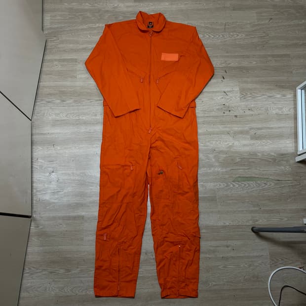 로스코 공군 밀리터리 플라이트 점프수트 [오렌지] S/90