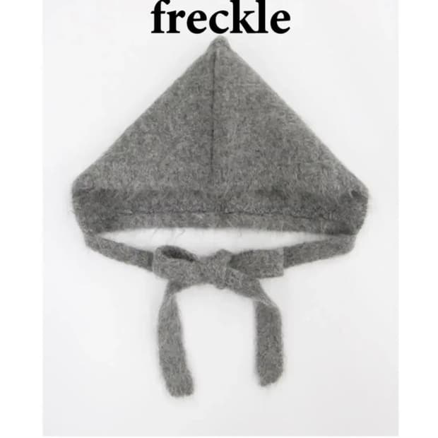 프레클 알파카 혼 보넷 그레이 (새상품)
