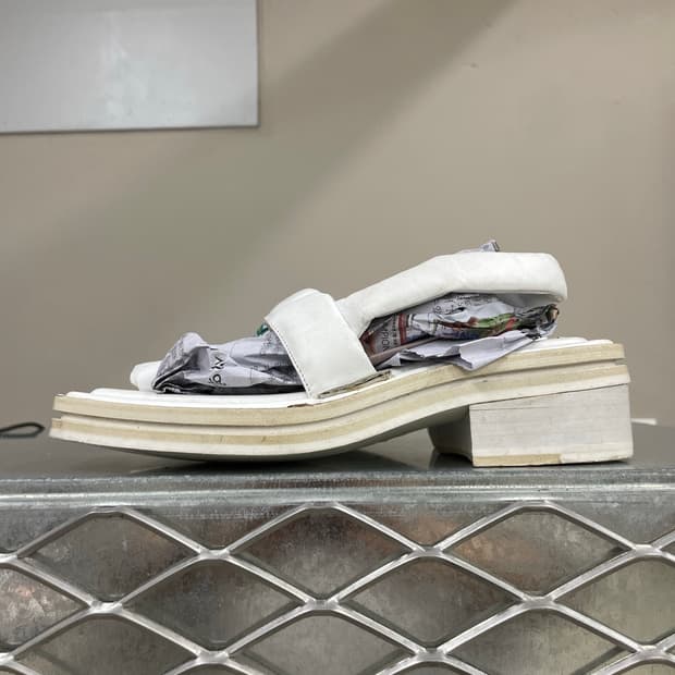 아크네 스튜디오 네미 화이트 샌들 38