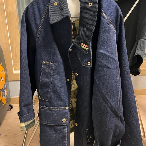 바버 리바이스 비데일 데님 자켓