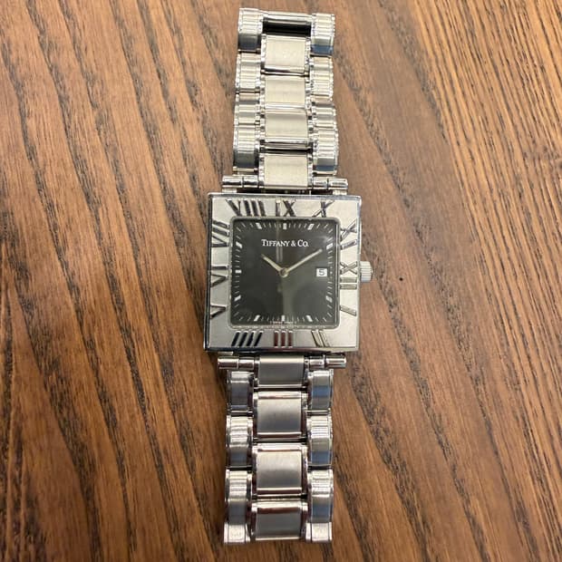 Tiffany & Co. Atlas Square Quartz Watch 