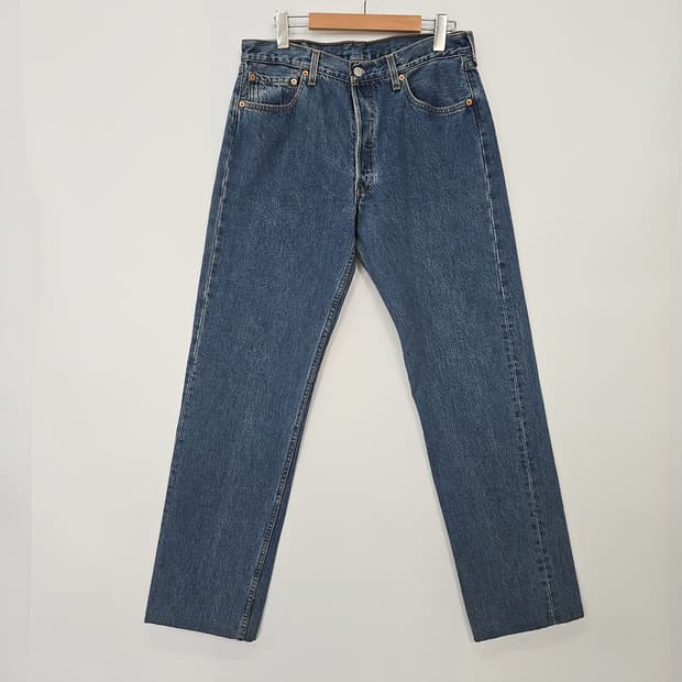 남성 리바이스 Levis 501 USA 오리지널 데님팬츠 W34 L36