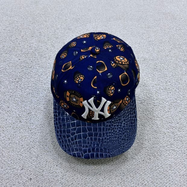 51 MLB 키즈 패턴 빈티지 볼캡 0709E