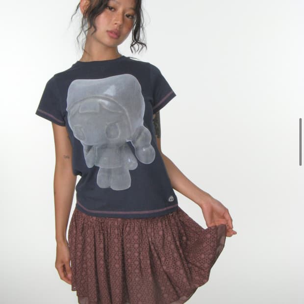 코이세이오 플라워 펀칭 스커트