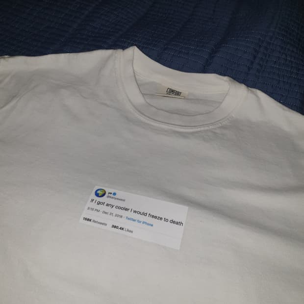 Kanye 트윗 티셔츠