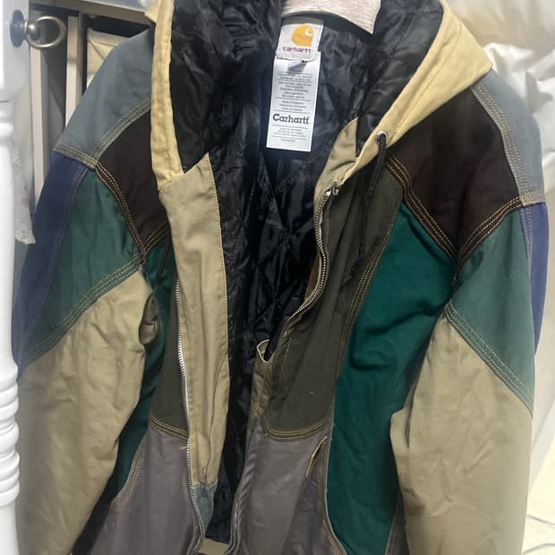 빈티지 칼하트 커스텀 후드 자켓