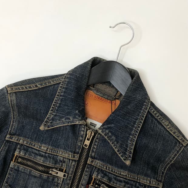 Levi's 리바이스 세미 크롭 데님 자켓