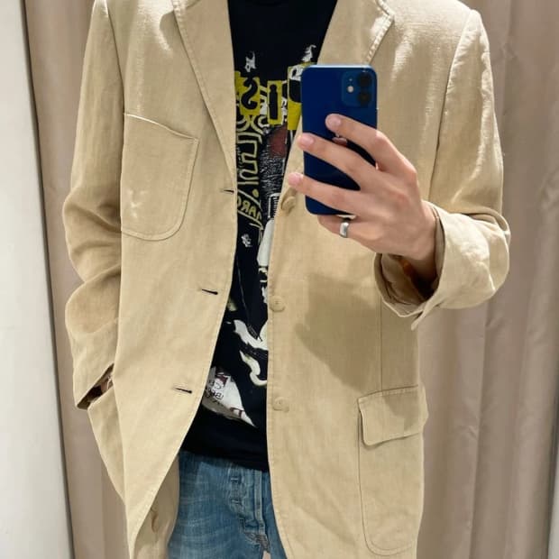 폴로 랄프로렌 3버튼 린넨 블레이저 자켓 R2706