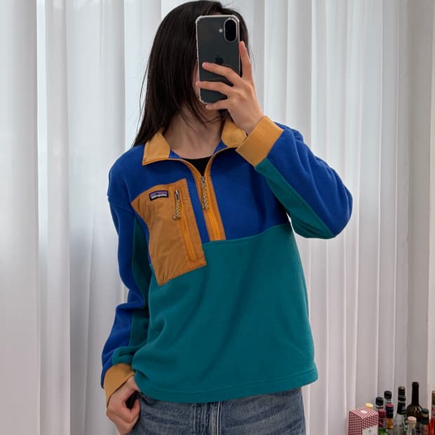 파타고니아 23FW 키즈 마이크로디니 신칠라 풀오버 플리스